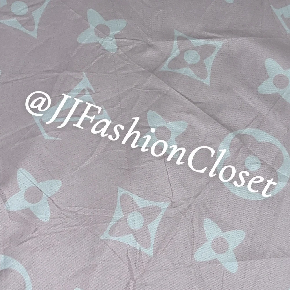 NIP Pink Patterned Beach Towel
